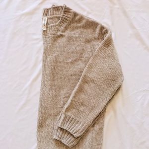 Tan Chenille Sweater